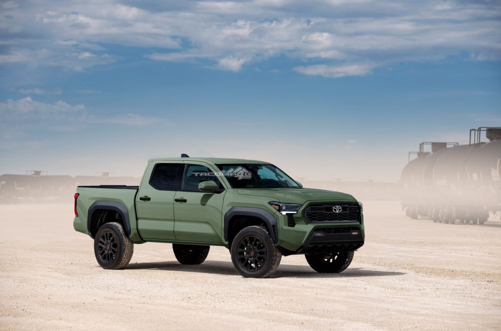 Green Toyota Tacoma