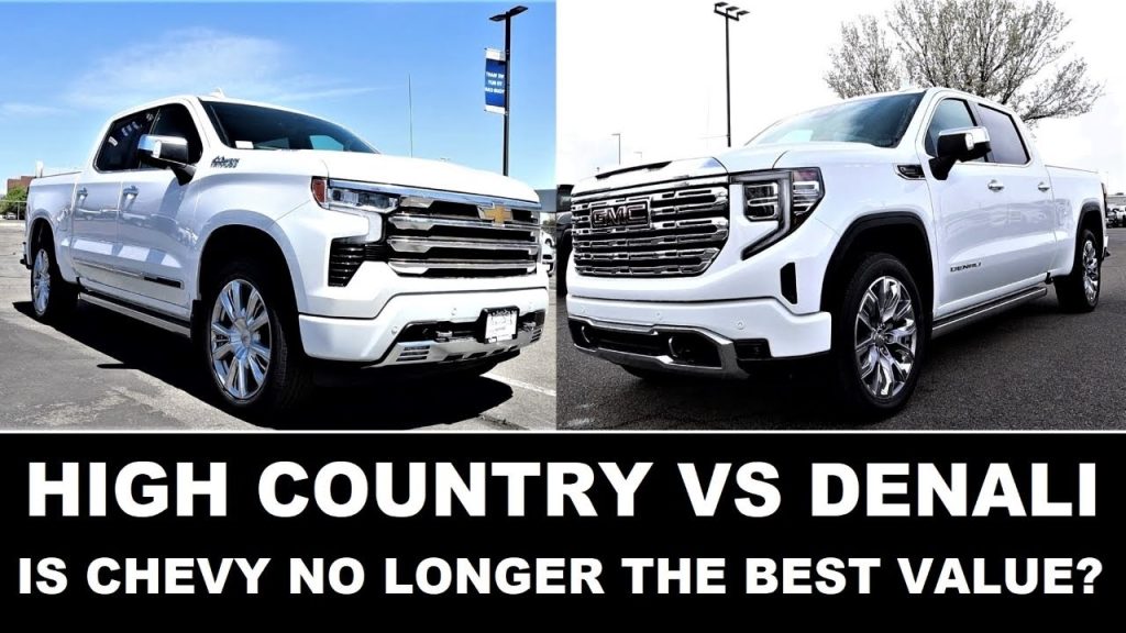 Chevrolet Silverado High Country Vs GMC Sierra Denali- Ultimate Showdown